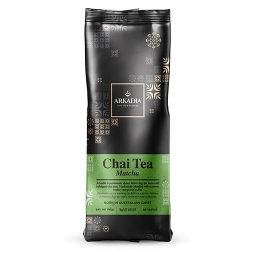 arkadia chai tea powder in matcha