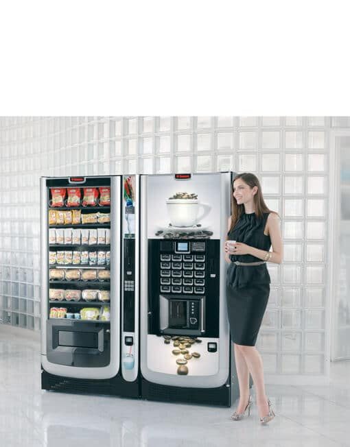 Saeco Atlante and Saeco Aliseo Combo office vending machines