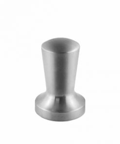 coffee tamper in silver