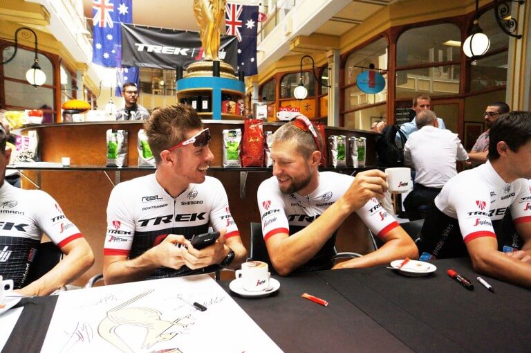 meet and greet in adelaide for trek segafredo